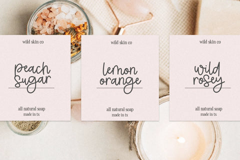 White Sage - Modern Handwritten Font Font KA Designs 