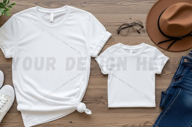 White t-shirt mockup design Mock Up Photo Regulrcrative 