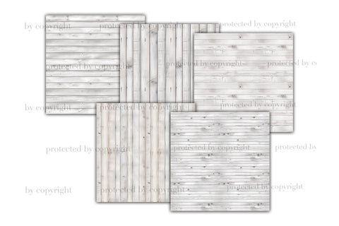 White Wooden Boards Pattern | Wood Texture Bundle Digital Pattern GlamArtZhanna 