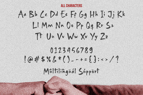 Wicked Brothers - Rough Handbrushed Font Font Timur type 