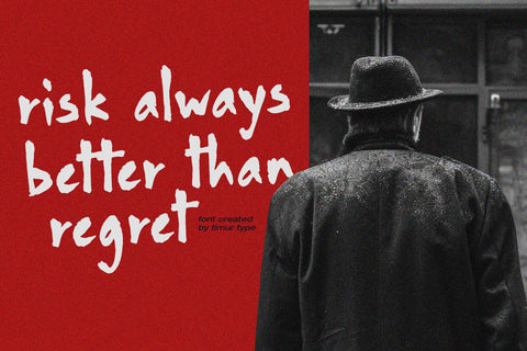 Wicked Brothers - Rough Handbrushed Font Font Timur type 