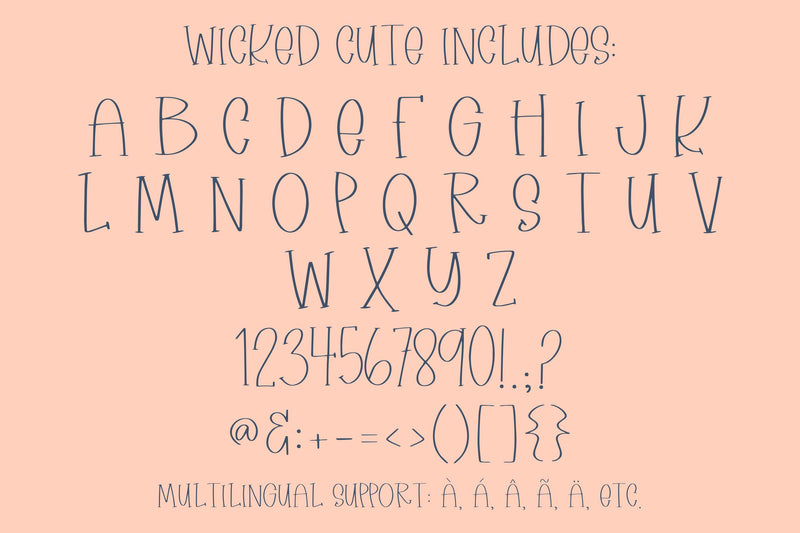 Wicked Cute, Fun Halloween Handwritten Font - So Fontsy