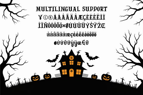Wicked Halloween Font – Spooky Gothic Typeface for Crafts Font TonisArtStudio 