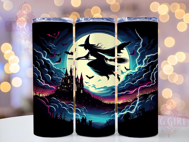 Wicked Inspired, Tumbler Wrap, PNG Sublimation, 20oz Tumbler, Halloween Decor, Witch Theme, Fantasy Art, Magical Gift Sublimation SvggirlplusArt 