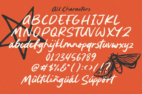 Wicked Nightmare - Rough Handbrushed Font Font Timur type 