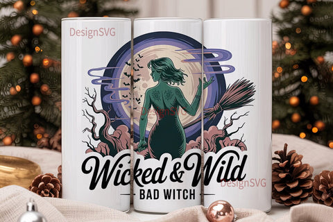 Wicked Witch 20oz Tumbler Wrap Sublimation DesignSVG 