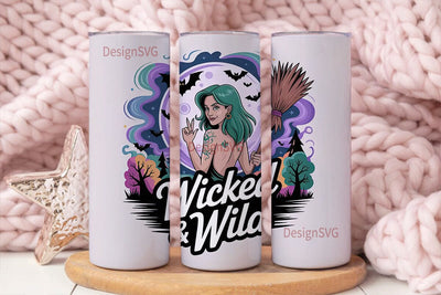 Wicked Witch 20oz Tumbler Wrap Sublimation DesignSVG 