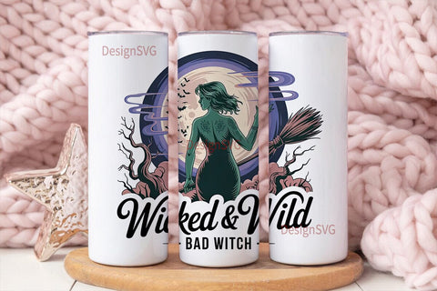 Wicked Witch 20oz Tumbler Wrap Sublimation DesignSVG 