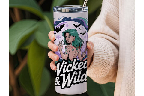 Wicked Witch 20oz Tumbler Wrap Sublimation DesignSVG 