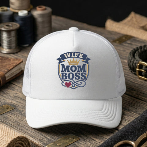 Wife Mom Boss Crown Embroidery Design – Queen Mom Heart Strong Woman Machine Embroidery File Embroidery/Applique DESIGNS PatternFeed8 