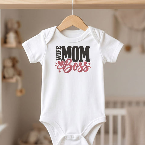 Wife Mom Boss Embroidery Design – Strong Mama Pink Script Mom Life Machine Embroidery File Embroidery/Applique DESIGNS PatternFeed8 