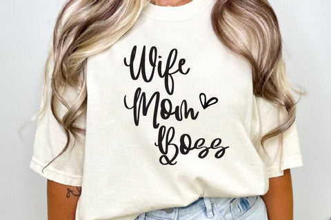 Wife mom boss, Entrepreneur SVG Bundle, Entrepreneur T-shirt,Entrepreneur SVG, Funny Quotes, Svg Design, God, Jesus , SVG farhad farhad 