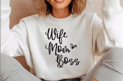 Wife mom boss, Entrepreneur SVG Bundle, Entrepreneur T-shirt,Entrepreneur SVG, Funny Quotes, Svg Design, God, Jesus , SVG farhad farhad 