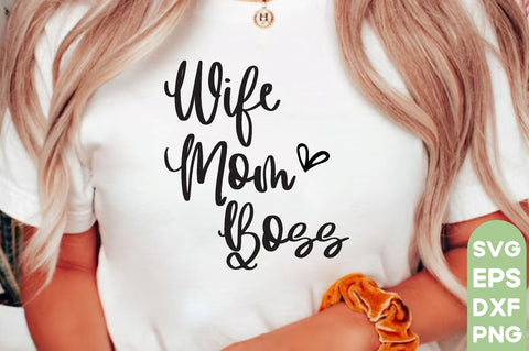 Wife mom boss, Entrepreneur SVG Bundle, Entrepreneur T-shirt,Entrepreneur SVG, Funny Quotes, Svg Design, God, Jesus , SVG farhad farhad 