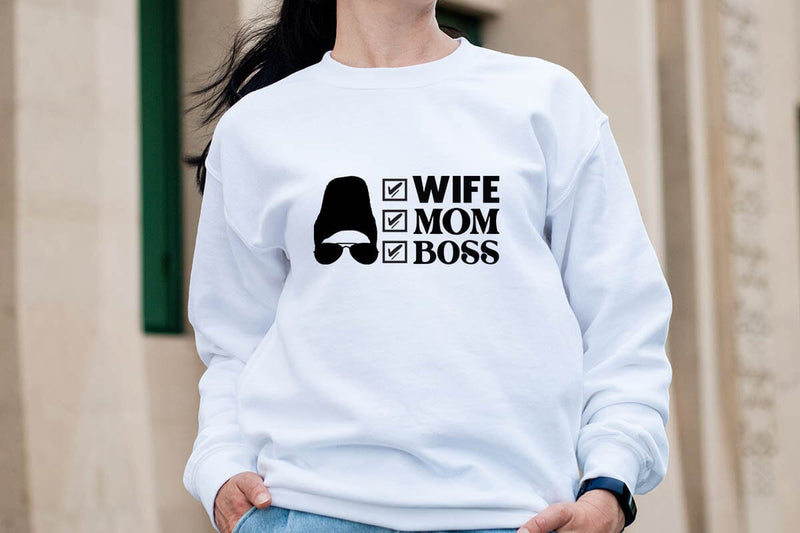 Wife mom boss SVG Angelina750 