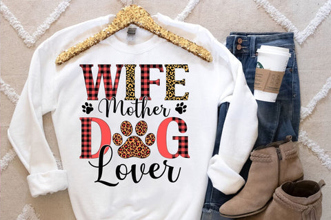Wife Mother Dog Lover SVG Design SVG Designangry 