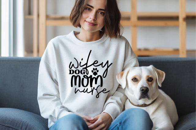Wifey Dog Mom Nurse SVG orpitasn 