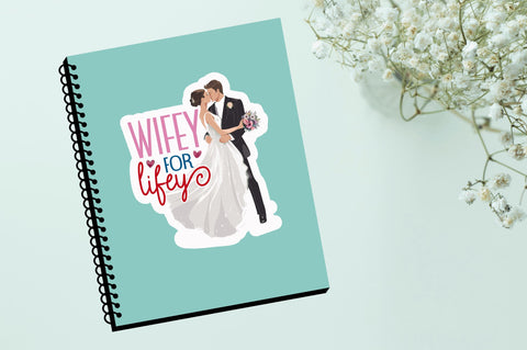 Wifey for lifey Sticker Design Sublimation Regulrcrative 
