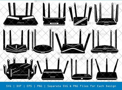 Wifi Router Svg Cricut Cut Files Png Bundle, SB01128 SVG ETC Craft 