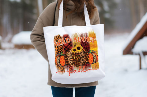 Wild about fall PNG Design Sublimation Designangry 