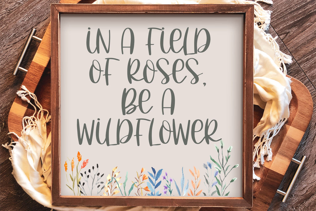 Wild Adventure, Cute Handwritten Font for Cricut, Cursive Script - So ...