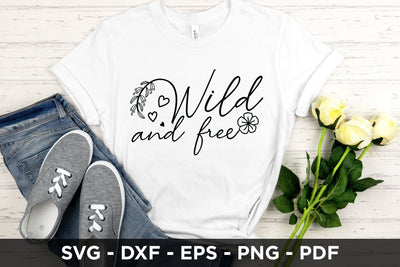 Wild and Free SVG, DXF, PNG, EPS, PDF SVG CraftLabSVG 