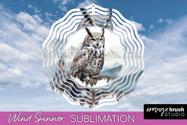 Wild Animals Wind Spinner - Camping Wind Spinner Sublimation Sublimation OrangeBrushStudio 