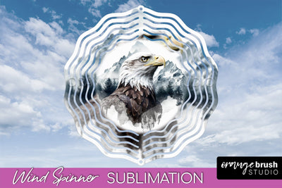 Wild Animals Wind Spinner - Camping Wind Spinner Sublimation Sublimation OrangeBrushStudio 