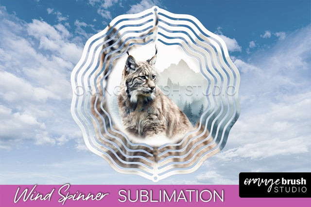 Wild Animals Wind Spinner - Camping Wind Spinner Sublimation Sublimation OrangeBrushStudio 