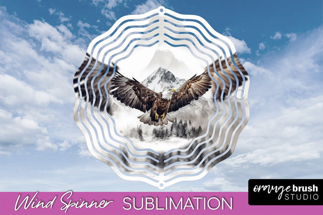 Wild Animals Wind Spinner - Camping Wind Spinner Sublimation Sublimation OrangeBrushStudio 