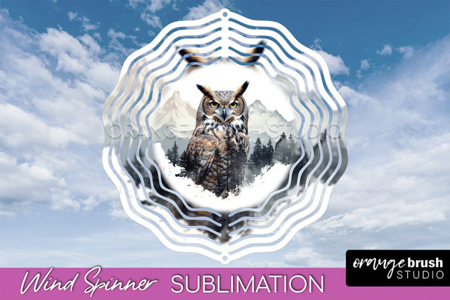 Wild Animals Wind Spinner - Camping Wind Spinner Sublimation Sublimation OrangeBrushStudio 