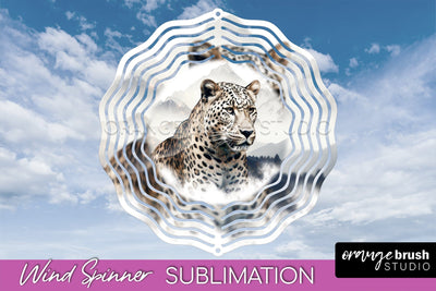 Wild Animals Wind Spinner - Camping Wind Spinner Sublimation Sublimation OrangeBrushStudio 