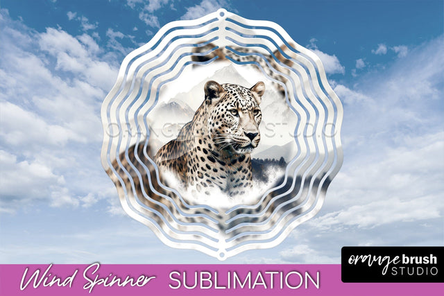 Wild Animals Wind Spinner - Camping Wind Spinner Sublimation Sublimation OrangeBrushStudio 