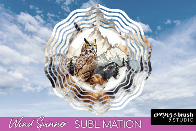 Wild Animals Wind Spinner - Camping Wind Spinner Sublimation Sublimation OrangeBrushStudio 