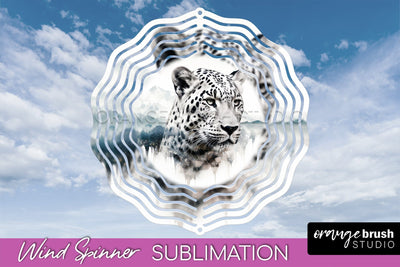 Wild Animals Wind Spinner - Camping Wind Spinner Sublimation Sublimation OrangeBrushStudio 
