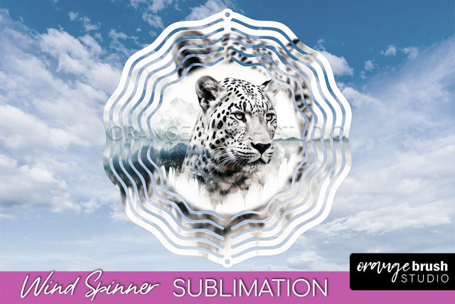 Wild Animals Wind Spinner - Camping Wind Spinner Sublimation Sublimation OrangeBrushStudio 