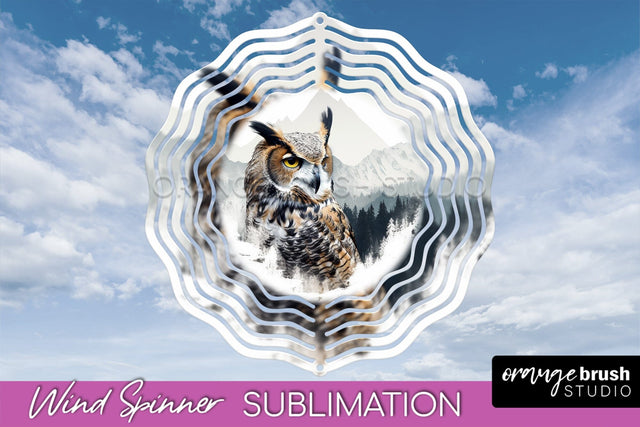 Wild Animals Wind Spinner - Camping Wind Spinner Sublimation Sublimation OrangeBrushStudio 