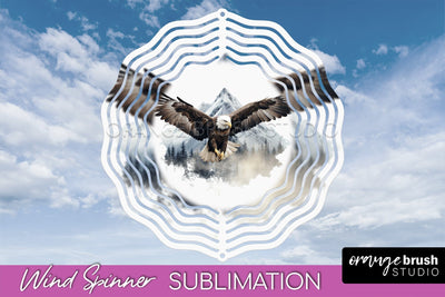 Wild Animals Wind Spinner - Camping Wind Spinner Sublimation Sublimation OrangeBrushStudio 