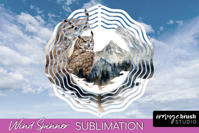 Wild Animals Wind Spinner - Camping Wind Spinner Sublimation Sublimation OrangeBrushStudio 