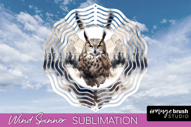 Wild Animals Wind Spinner - Camping Wind Spinner Sublimation Sublimation OrangeBrushStudio 