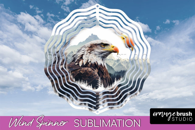 Wild Animals Wind Spinner - Camping Wind Spinner Sublimation Sublimation OrangeBrushStudio 