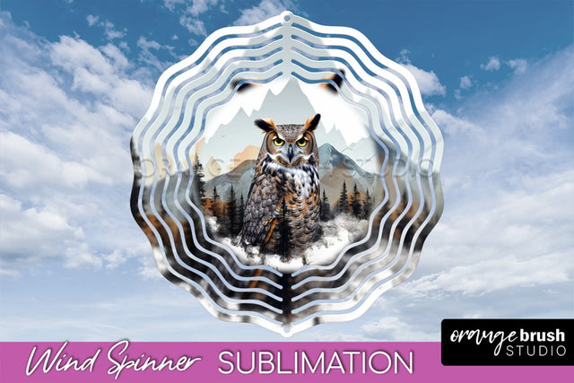 Wild Animals Wind Spinner - Camping Wind Spinner Sublimation Sublimation OrangeBrushStudio 