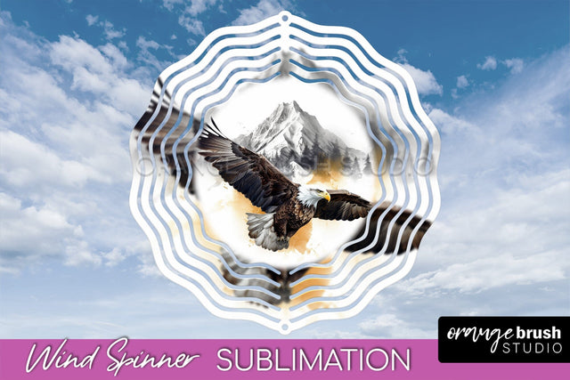 Wild Animals Wind Spinner - Camping Wind Spinner Sublimation Sublimation OrangeBrushStudio 