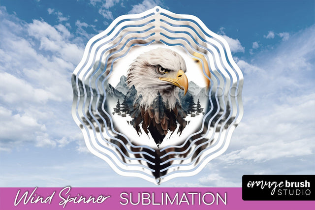 Wild Animals Wind Spinner - Camping Wind Spinner Sublimation Sublimation OrangeBrushStudio 