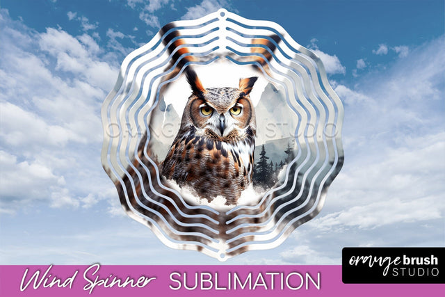 Wild Animals Wind Spinner - Camping Wind Spinner Sublimation Sublimation OrangeBrushStudio 