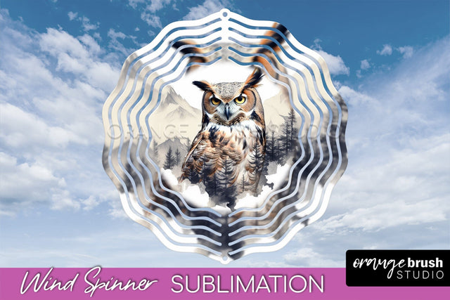 Wild Animals Wind Spinner - Camping Wind Spinner Sublimation Sublimation OrangeBrushStudio 