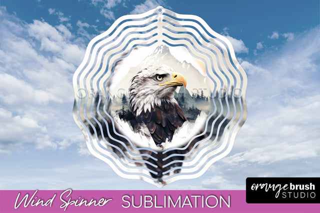 Wild Animals Wind Spinner - Camping Wind Spinner Sublimation Sublimation OrangeBrushStudio 