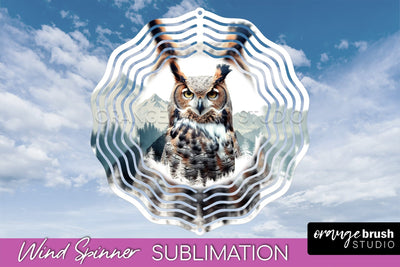 Wild Animals Wind Spinner - Camping Wind Spinner Sublimation Sublimation OrangeBrushStudio 