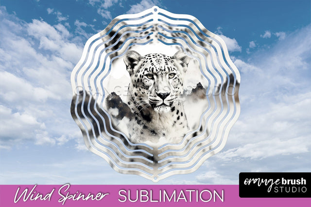 Wild Animals Wind Spinner - Camping Wind Spinner Sublimation Sublimation OrangeBrushStudio 