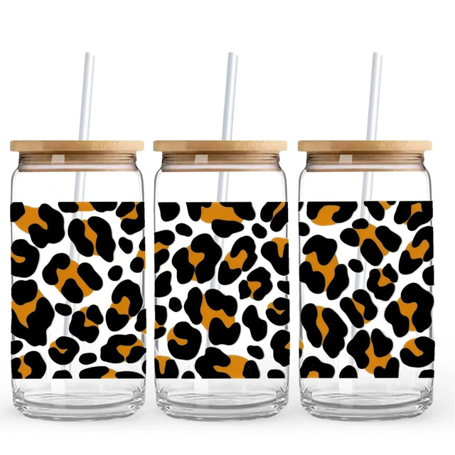 Wild Cheeta 9.7 x 4.3 UV Wrap (Cup NOT Included) Physical DIY Craft Warehouse 